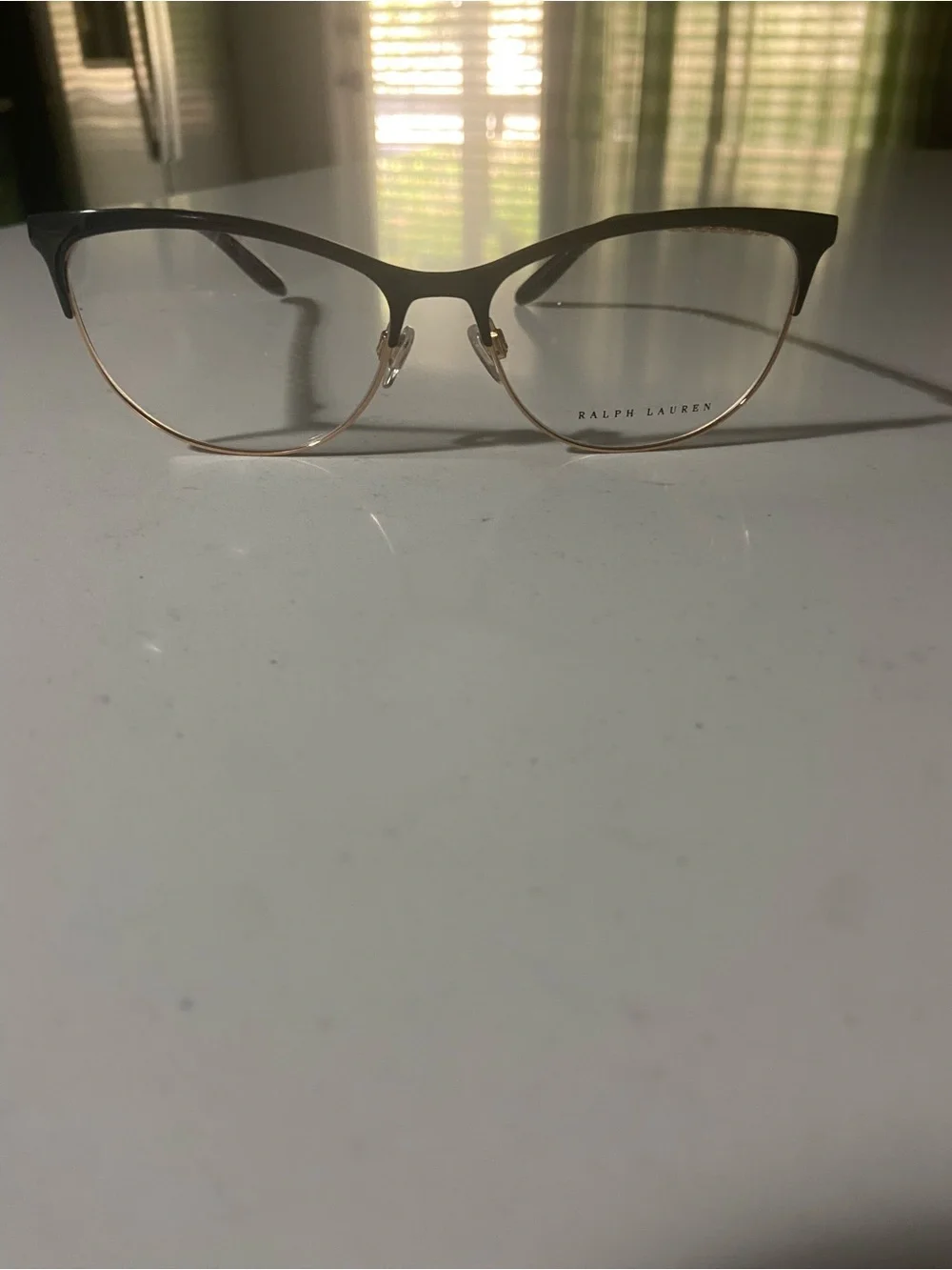 Ralph Lauren Women’s Two-Tone Cat Eye Eyeglass Frames - Gold & Black